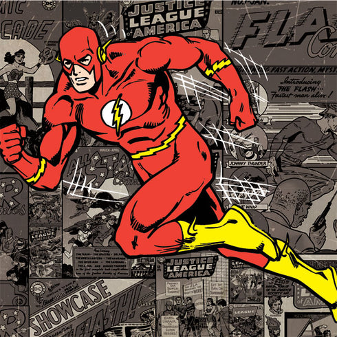 DC Comics Flash Mixed Media Nintendo Switch Lite Skin